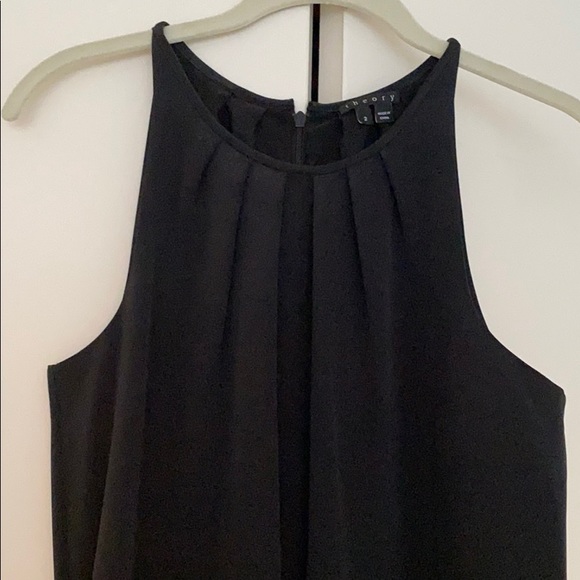 Theory Black and Ivory Silk Dress - Picture 4 of 6